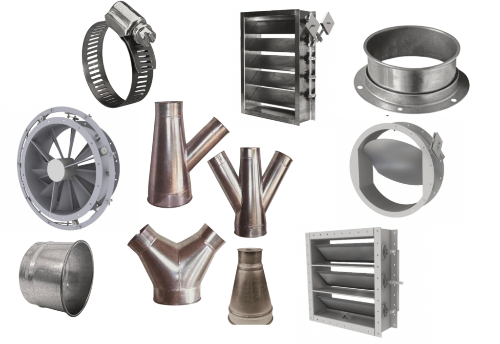 ducting accessories for dust collectors