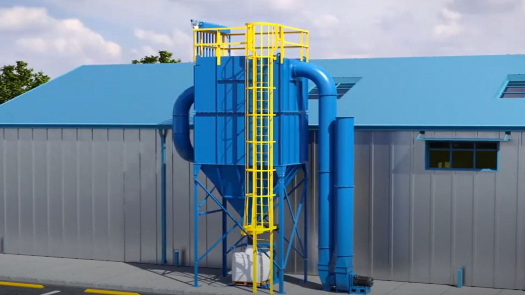 industrial bag house dust collector