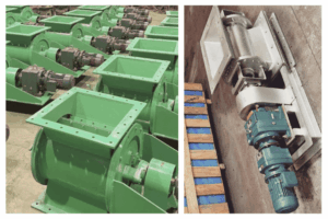 Rotary air lock valve