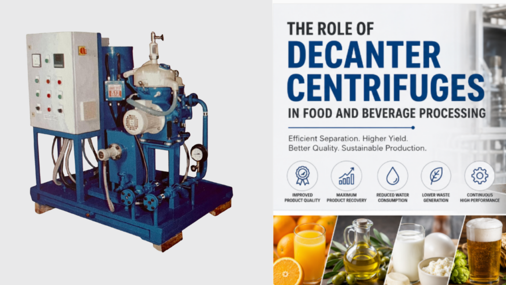 Decanter Centrifuges in Food and Beverage Processing